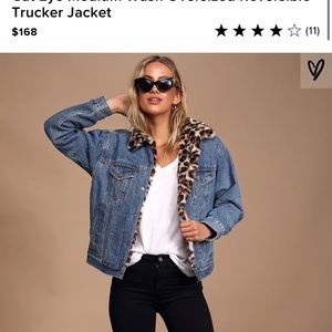 Levi’s reversible oversized trucker jacket
